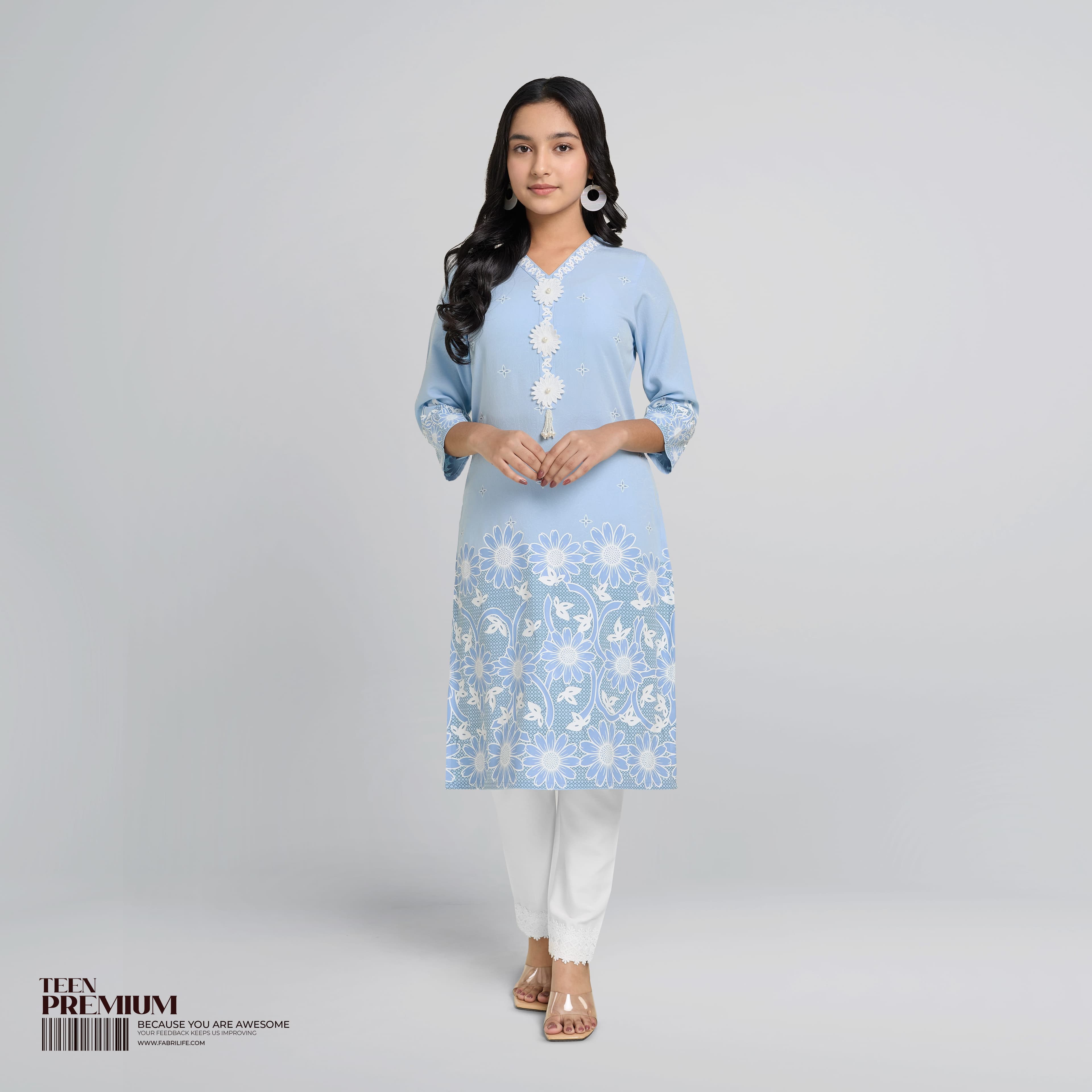 Salwar Kameez [2pcs] - Zarmeen - Teens' Girls
